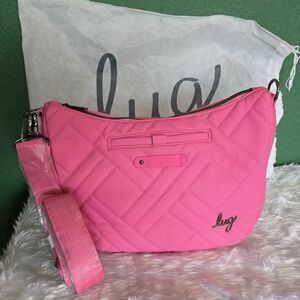 Lug Harmony Tourmaline Pink Shoulder Bag Crossbody NWT Matte Luxe
